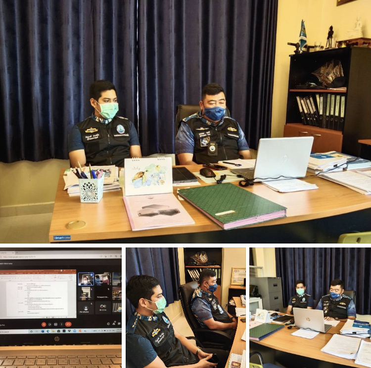 ร่วมกำหนดแผนเผชิญเหตุ กรณีลูกเรือประมงสมุทรสงครามติดโควิด