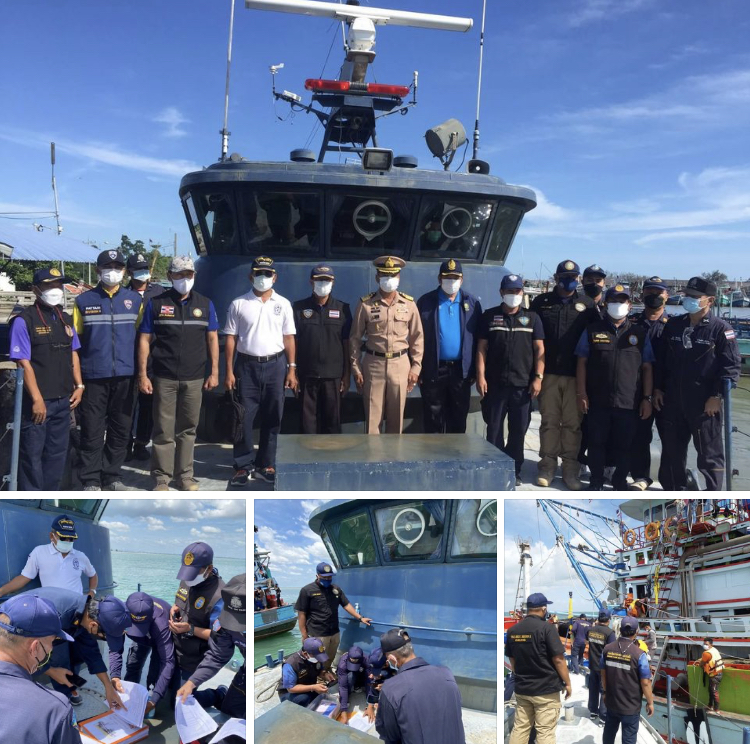 ร่วมตรวจเรือประมงทะเลปัตตานี สถานการณ์ดีไม่มีการกระทำผิด