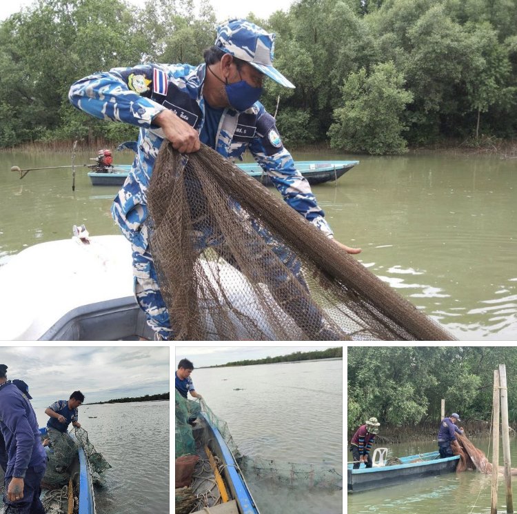 จับยึดอีก ลอบพับได้ ทะเลเมืองนครศรีธรรมราช