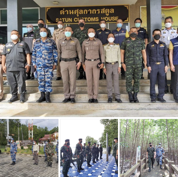 ร่วมคณะหน่วยความมั่นคงสตูล รับตรวจเยี่ยมป่าชายเลน