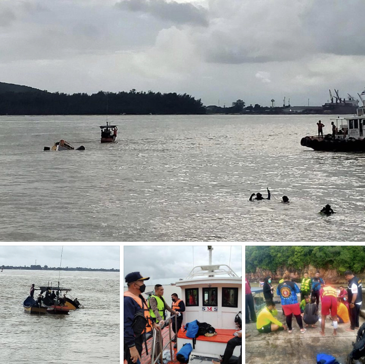 ร่วมภารกิจค้นหาผู้ประสบภัยทางน้ำ เรือล่มข้างเกาะหนู