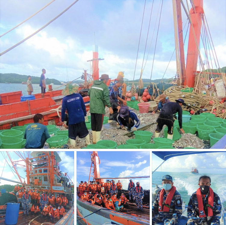 ตรวจเรือประมงทะเลภูเก็ต เอกสารครบไม่พบผิดกฎหมาย