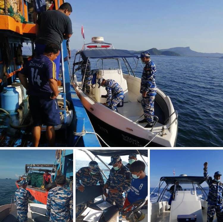 ตรวจเรือประมงกระบี่ เอกสารครบตามระเบียบ IUU