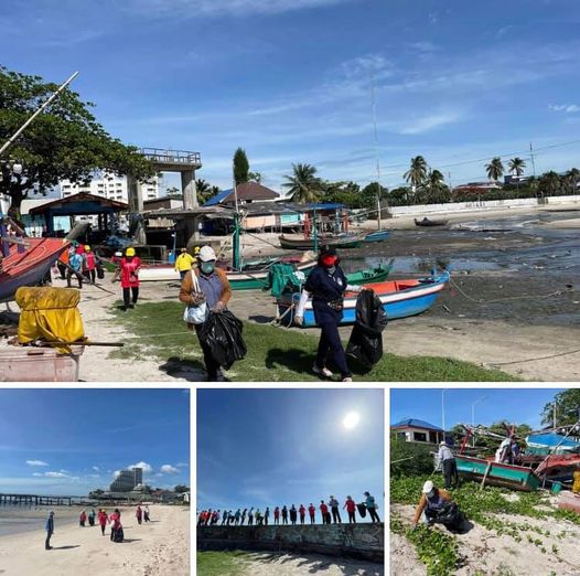คนรักชายหาดหัวหิน ระดมเก็บขยะทำความสะอาดชายหาดหัวหิน
