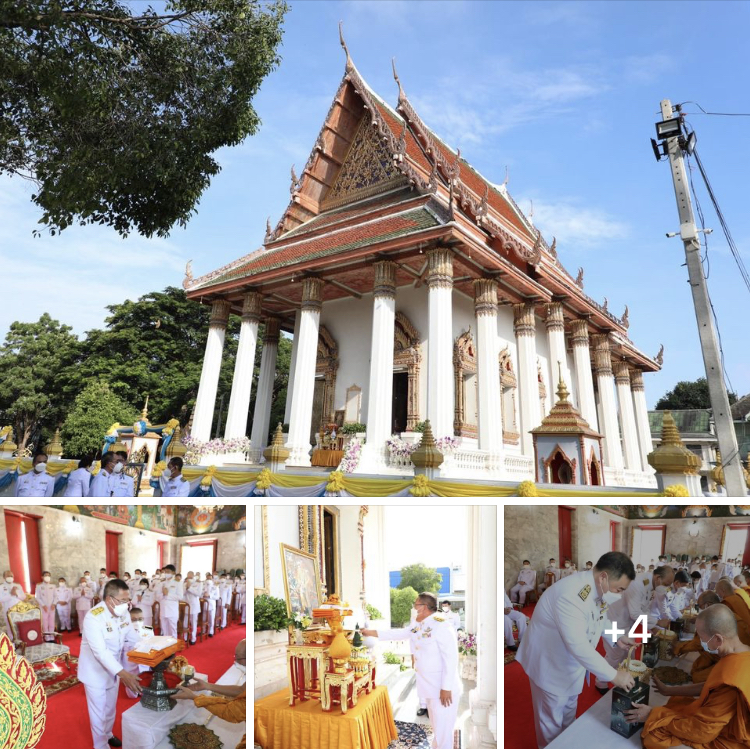 ผู้ช่วยรัฐมนตรี ทส. นำถวายผ้าพระพระกฐินพระราชทาน ณ วัดเสนหา พระอารามหลวง จ.นครปฐม