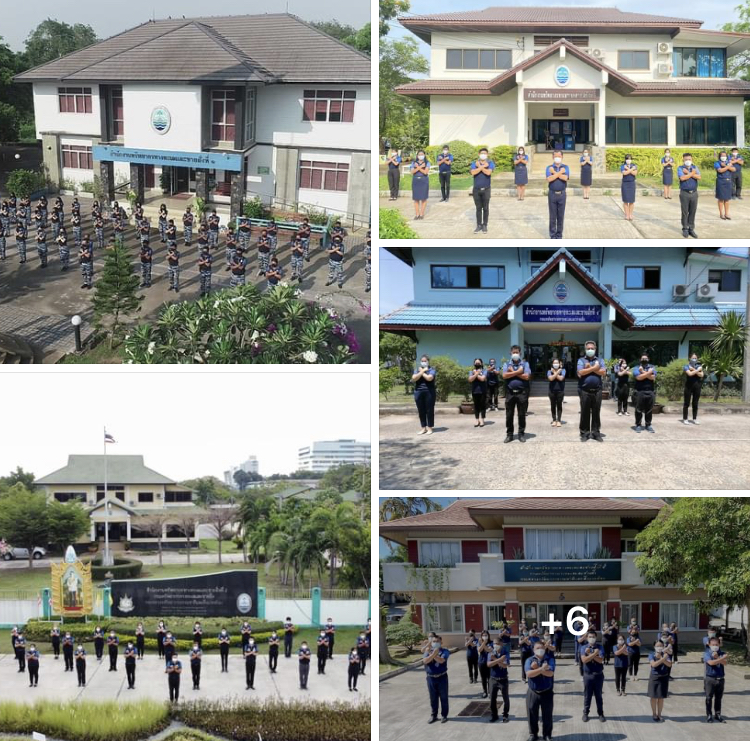 หน่วยงาน ทช. ๑๐ พื้นที่ ร่วมแสดงสัญลักษณ์ต่อต้านการทุจริต