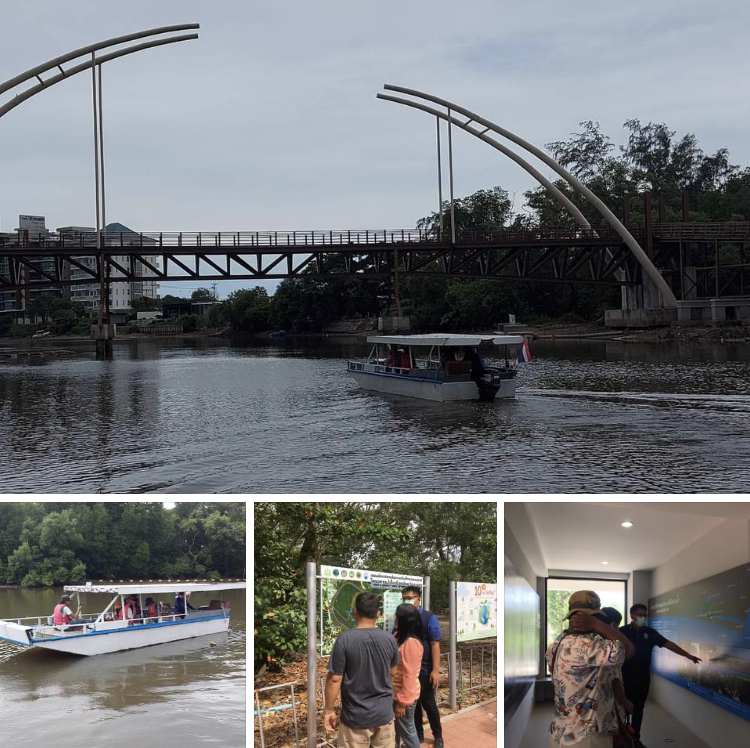 วันหยุด ล่องเรือชมป่าชายเลนพระเจดีย์กลางน้ำระยอง