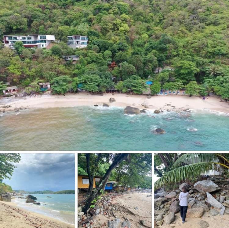 สำรวจพื้นที่ชายฝั่ง อ่าวเสน ในระบบหาดในหาน