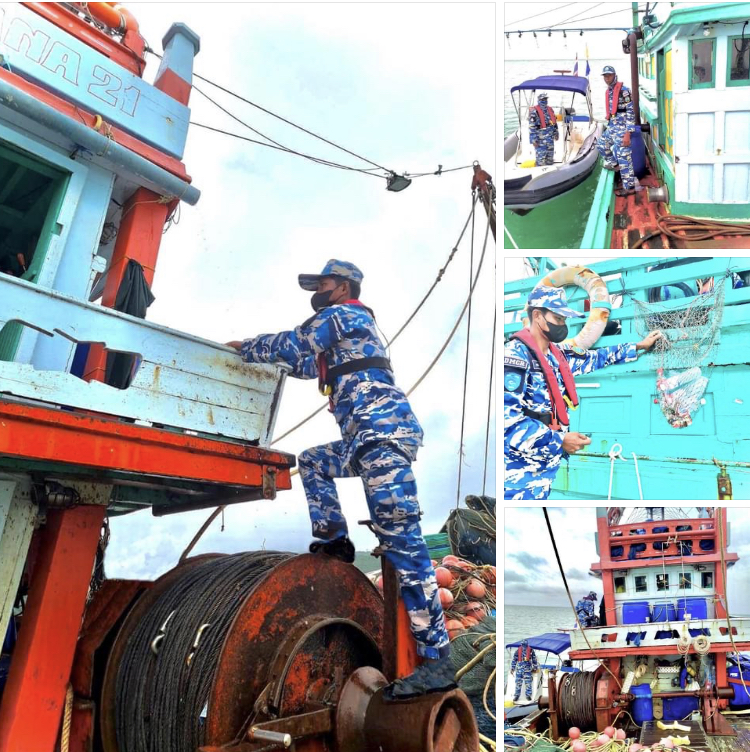 ลาดตระเวน ตรวจเรือประมงทะเลหมู่เกาะราชา