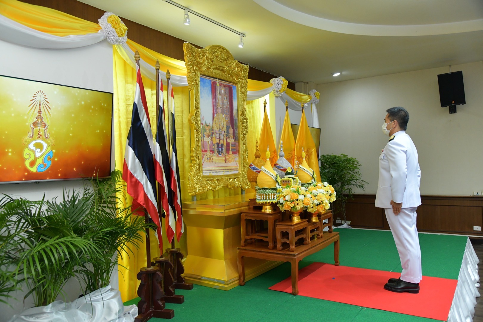 "อธิบดี ทช." ร่วมพิธีถวายพระพรชัยมงคลพระบาทสมเด็จพระเจ้าอยู่หัว เนื่องในวันฉัตรมงคล 4 พฤษภาคม 2565