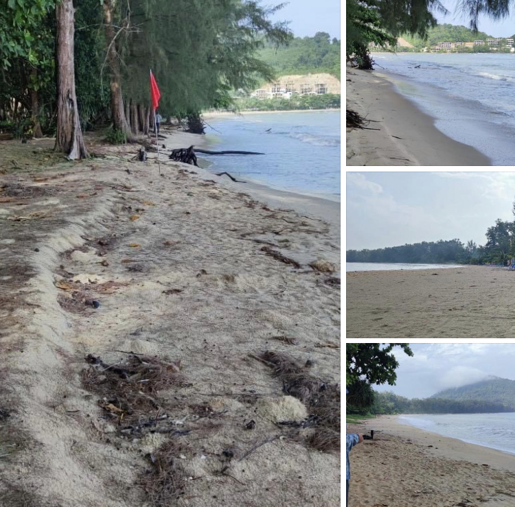 ติดตามการเปลี่ยนแปลงชายฝั่ง หาดในยาง