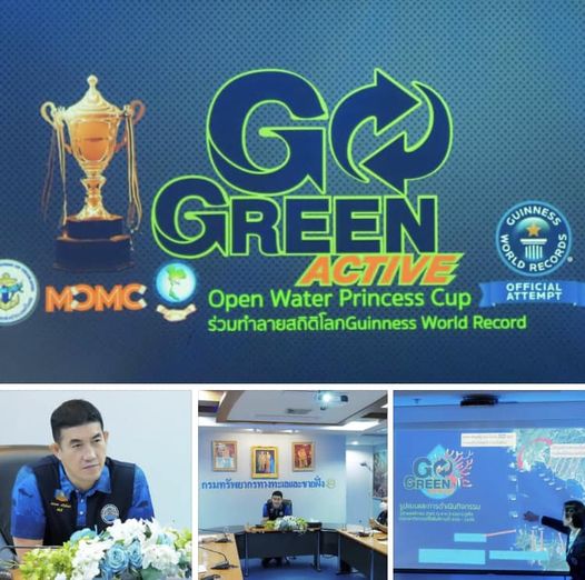 กรม ทช. พร้อมสนับสนุน Go Green Active ดำน้ำอนุรักษ์ทำลายสถิติโลก