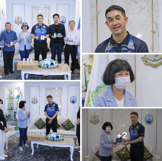 อทช. รับมอบผลิตภัณฑ์ครีมกันแดด MISTINE AQUA BASE ที่ไม่ส่งผลกระทบต่อทรัพยากรทางทะเล