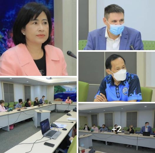 กรม ทช. กับ The Ocean Cleanup ร่วมประชุมรับฟังความก้าวหน้าโครงการวิจัยขยะพลาสติกในแม่น้ำ และการดักเก็บขยะพลาสติกในแม่น้ำเจ้าพระยา