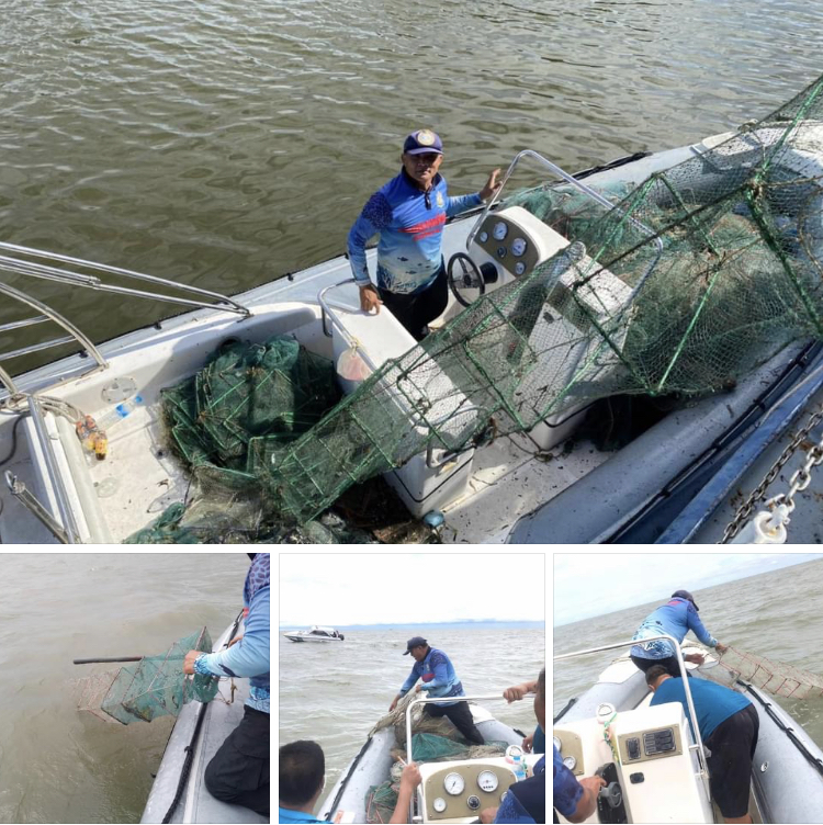 เครือข่ายแจ้งจุด พบเก็บยึดไอ้โง่ในทะเลโคกขาม