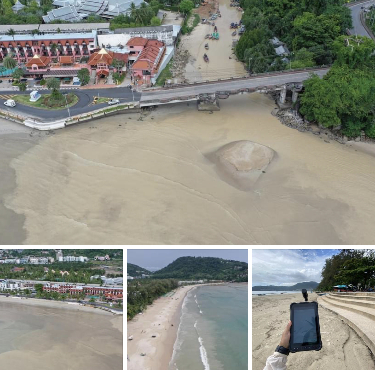 ติดตามการเปลี่ยนแปลงชายฝั่ง หาดป่าตอง