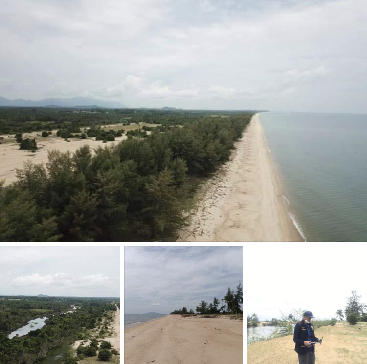 ตรวจสอบพื้นที่ชายฝั่ง กรณีขอสร้างท่าเรือเมืองนราธิวาส