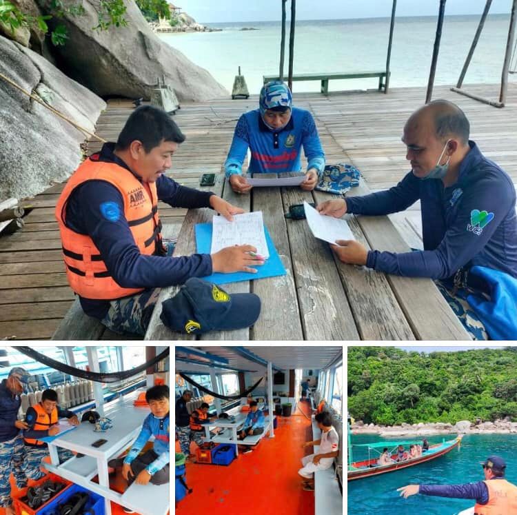 ลาดตระเวนเชิงคุณภาพทางทะเลเกาะเต่า เหตุการณ์ปกติ