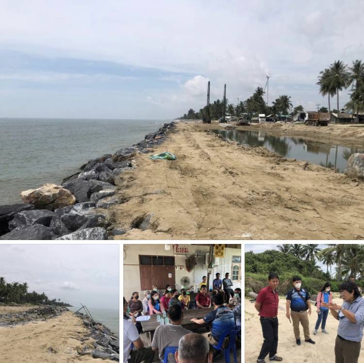 หารือเพื่อกำหนดแนวทางแก้ปัญหากัดเซาะชายฝั่งทะเลหัวไทร