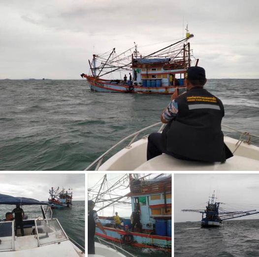 ตรวจเรือประมง IUU ทะเลปัตตานี