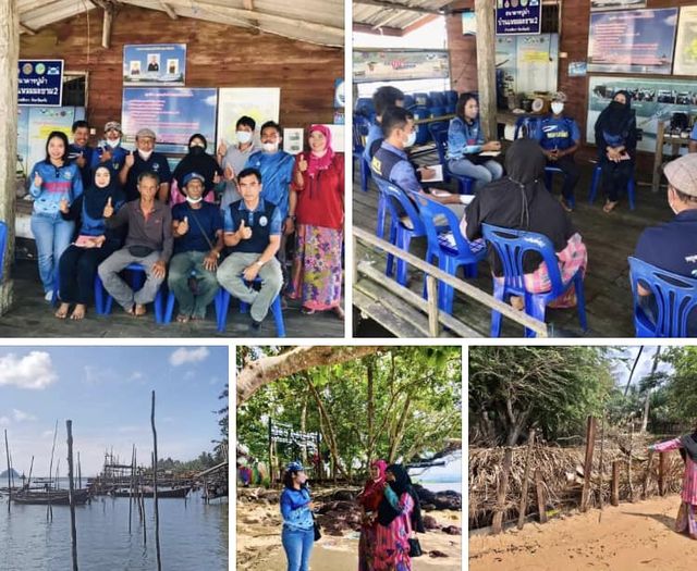 กรมทะเลและชายฝั่ง ลงพื้นที่พบปะเครือข่ายอาสาสมัครพิทักษ์ทะเล และชุมชนชายฝั่ง ต.เขาไม้แก้ว อ.สิเกา จ.ตรัง