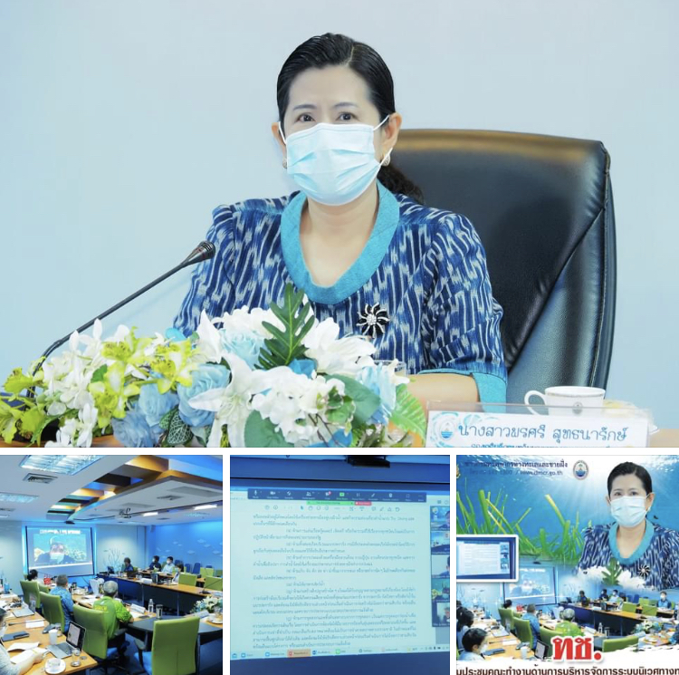 กรมทะเล ขับเคลื่อนคณะทำงานบริหารจัดการระบบนิเวศทางทะเล เตรียมประกาศเพิ่มพื้นที่คุ้มครองทรัพยากรทางทะเลและชายฝั่ง