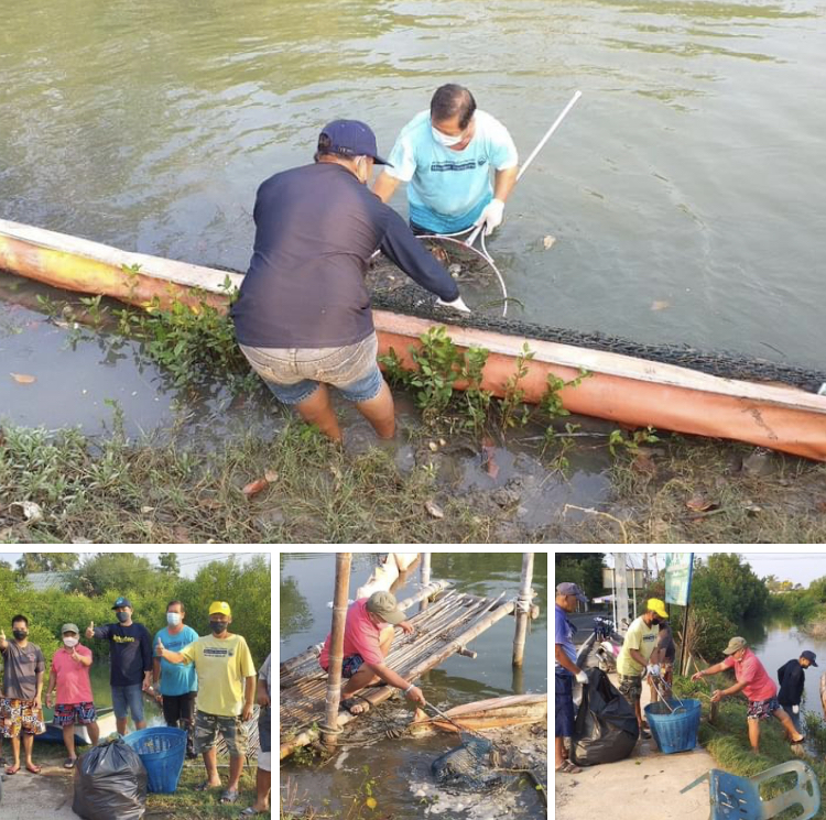 เก็บขยะคลองบางทะลุ ลดขยะทะเลหาดเจ้าสำราญ