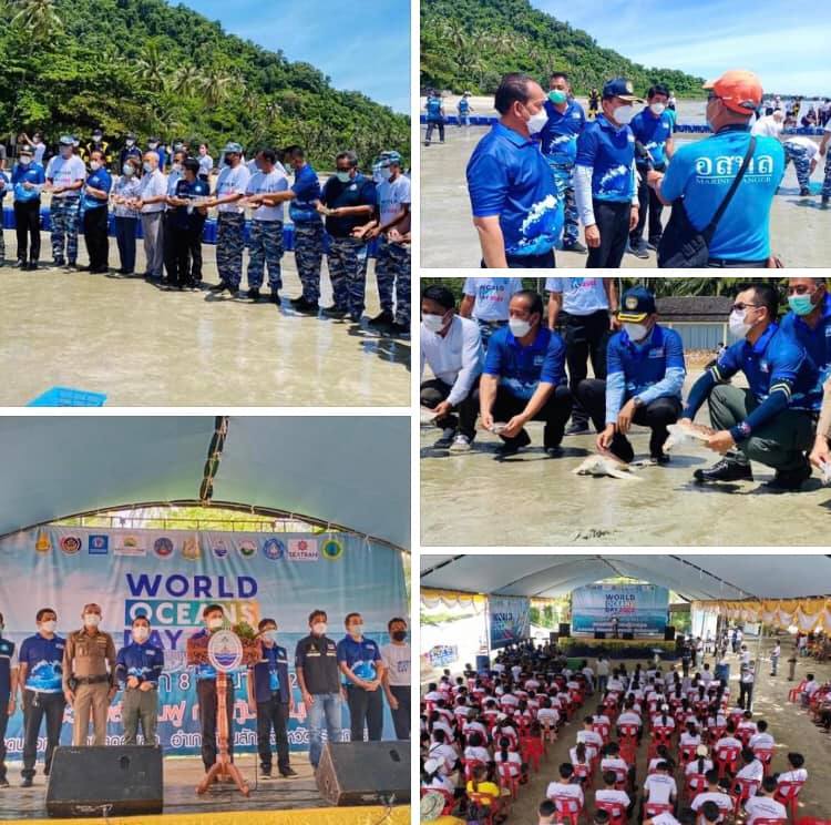 ชาวสุราษฎร์ธานี แสดงพลังรักทะเลจัดงานที่หาดนางกำ