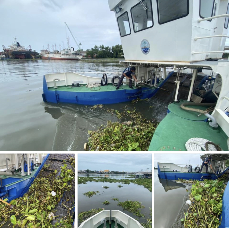 ลดขยะชุมชน ล่องเรือเก็บขยะปากน้ำท่าจีน