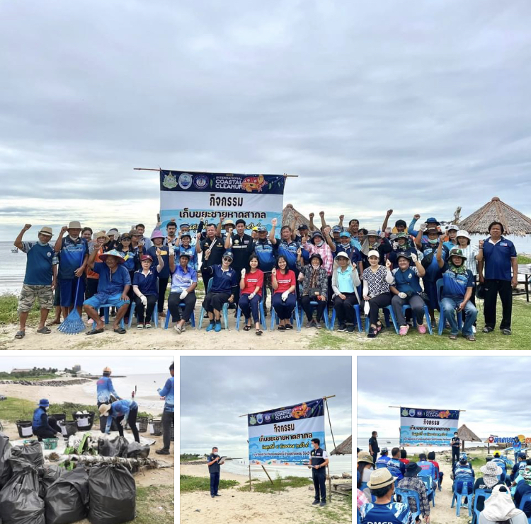 ชวนอาสาสมัครแหลมผักเบี้ยและหาดเจ้าสำราญ เก็บขยะหาดชมตะวัน
