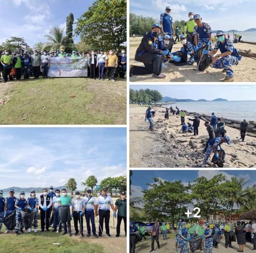 กรมทะเล ร่วมกิจกรรม ”ภูเก็ต ทะเลสะอาด หาดทรายขาว” บริเวณแหลมสะพานหิน จ.ภูเก็ต