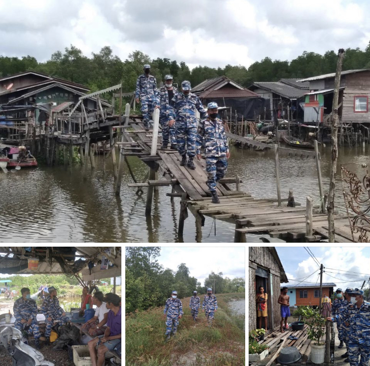 ลาดตระเวนหาข่าว ป้องปรามการบุกรุกป่าชายเลนปากพนัง