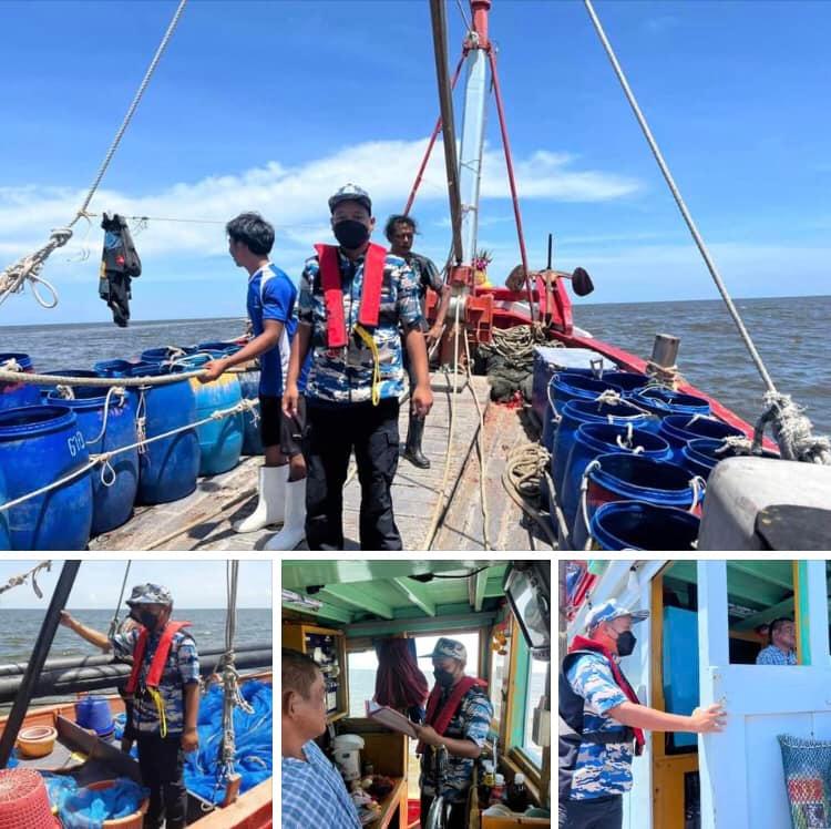 ตรวจการทำประมงผิดกฎหมาย (IUU) อ่าวไทยตอนใน