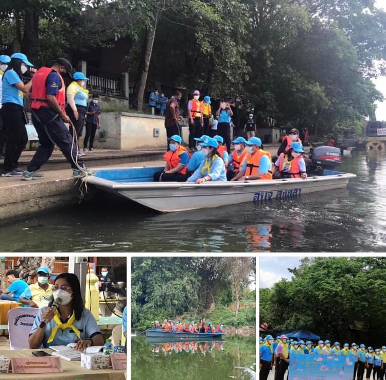 จิตอาสาสงขลา พัฒนาพื้นฟูลดขนะแหล่งน้ำคลองแห