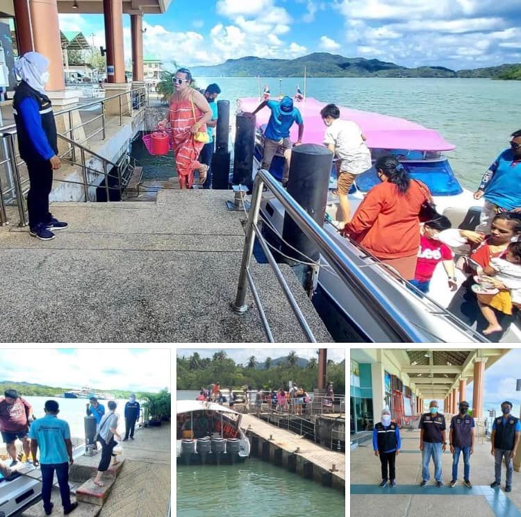 บูรณาการหน่วยในพื้นที่ ร่วมเฝ้าระวังเหตุทางทะเลท่าเรือปากบารา