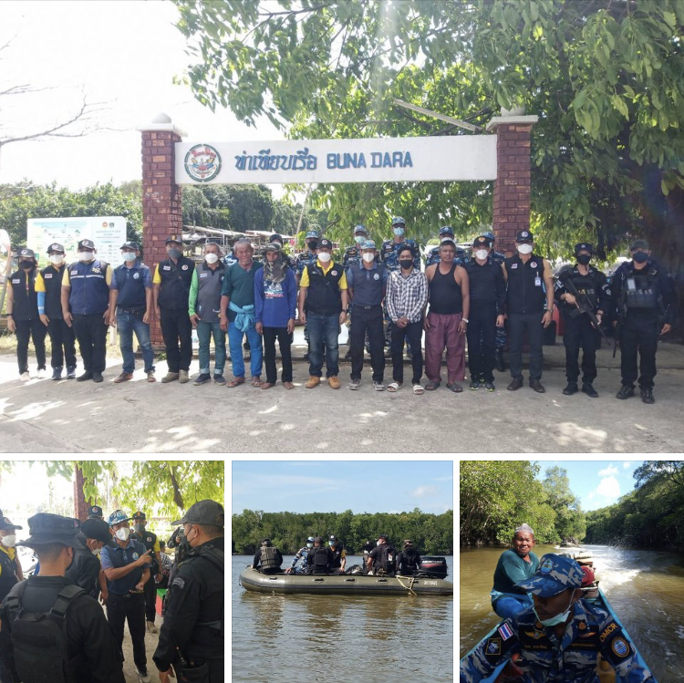 บูรณาการลาดตระเวนรักษาป่าชายเลนยะหริ่ง พบสมบูรณ์ดี
