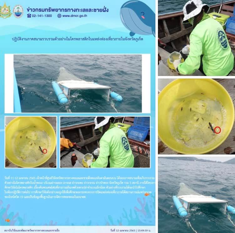 วิจัยผลกระทบไมโครพลาสติกในน้ำทะเล เกาะภูเก็ต