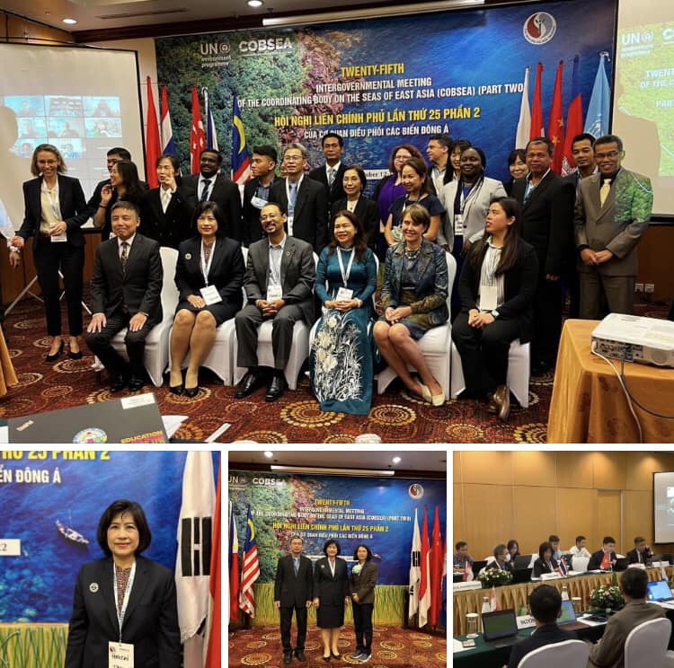 รองฯ กรม ทช. ร่วมการประชุม COBSEA ณ กรุงฮานอย