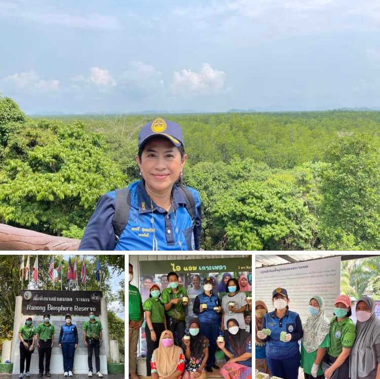 รองอธิบดี ทช. ติดตามผลการปฏิบัติงานอนุรักษ์ป่าชายเลนระนอง