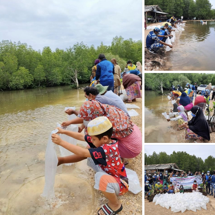ชาวคลองขนาน ปลูกป่าปล่อยปลาวันพระใหญ่