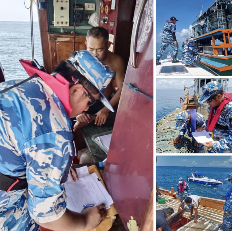 ตรวจเรือประมง IUU ทะเลพังงา