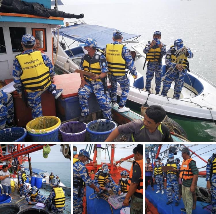 ตรวจเรือประมง IUU ทะเลสงขลา