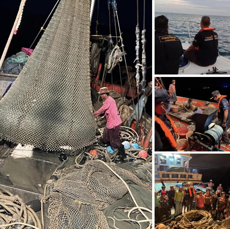 ตรวจเรือประมง IUU ทะเลประจวบคีรีขันธ์