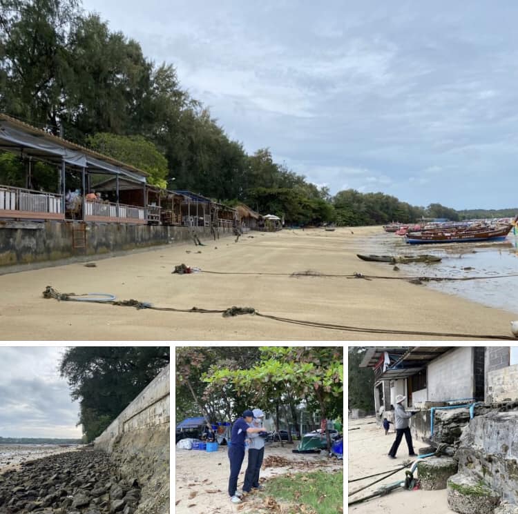 พาสำรวจข้อมูลเส้นแนวชายฝั่งบริเวณหาดราไวย์ ภูเก็ตด้านใต้