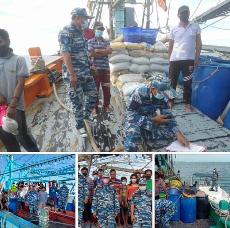 ตรวจเรือตามมาตรการ IUU พื้นที่ทะเลปัตตานี