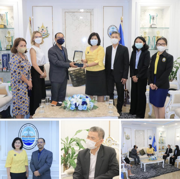 รองฯ ทช. ต้อนรับผู้ประสานงาน COBSEA ในโอกาสรับตำแหน่งใหม่