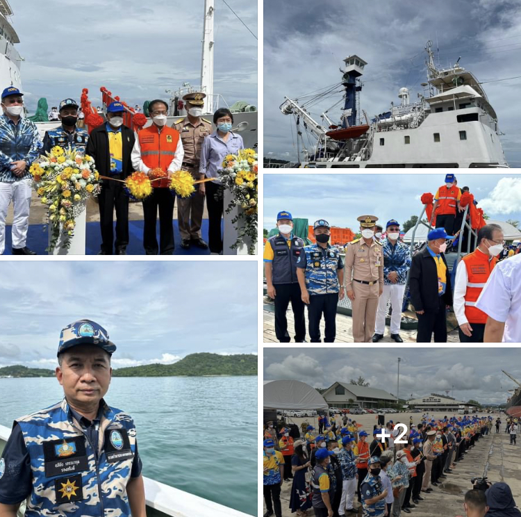 ทช. ร่วมปล่อยเรือวางทุ่นตรวจวัดคลื่นสึนามิ จังหวัดภูเก็ต
