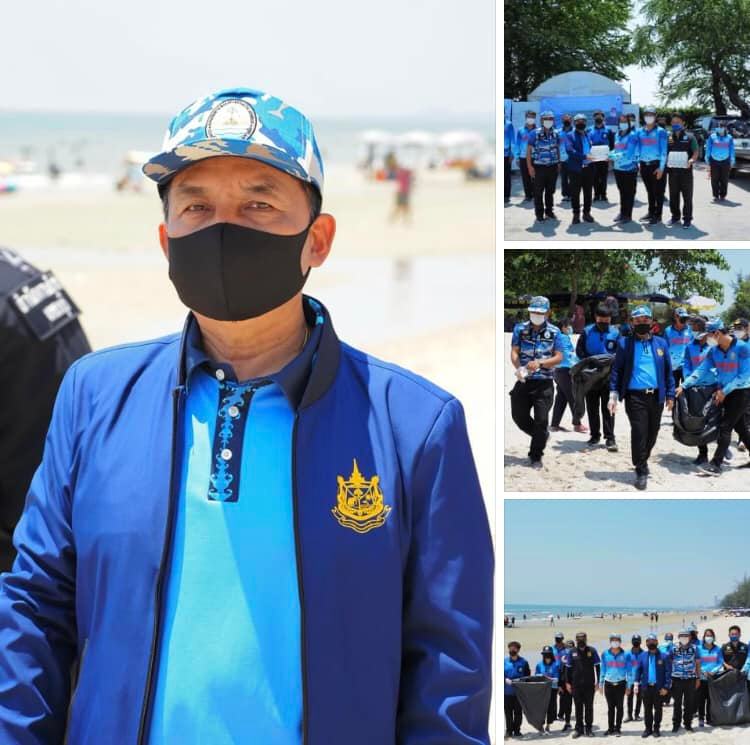 รองอธิบดี ทช. ตรวจศูนย์อำนวยความสะดวกฯ เทศกาลสงกรานต์ บริเวณหาดชะอำ จ.เพชรบุรี