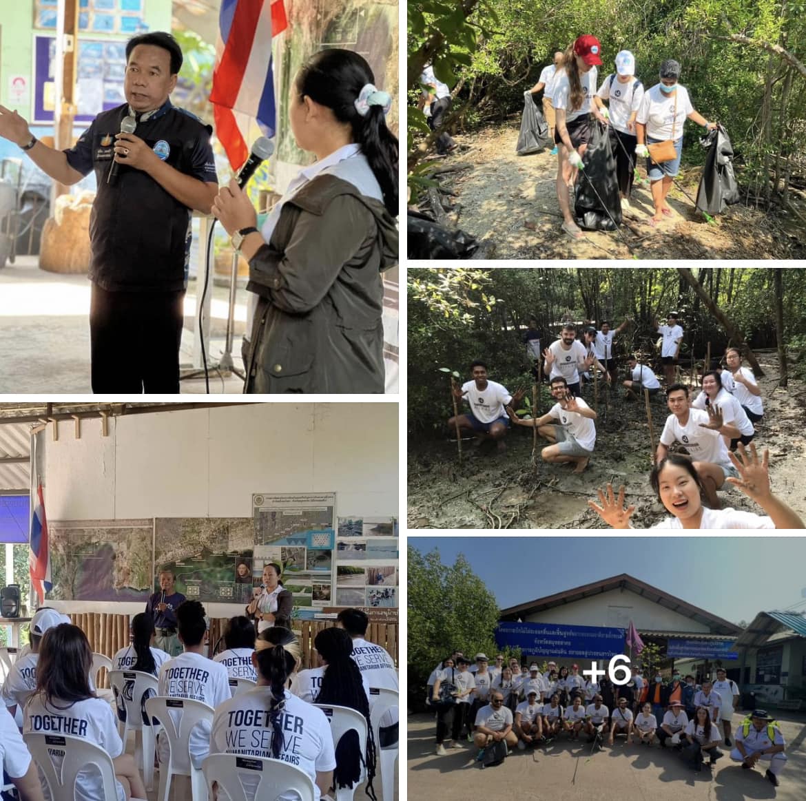 กรม ทช. จัดกิจกรรมปลูกป่าชายเลนและเก็บขยะทะเล จ.สมุทรสาคร