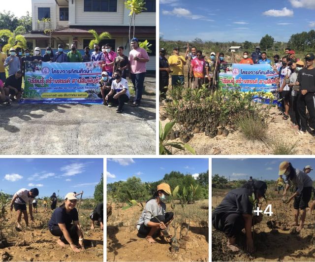 กรม ทช. ร่วมจัดกิจกรรมเรียนรู้ระบบนิเวศน์ป่าชายเลน พร้อมปลูกป่าชายเลน จ.สตูล